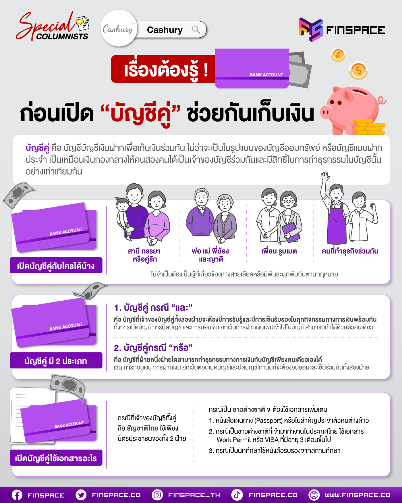 FS เรื่องต้องรู้ ก่อนเปิด บัญชีคู่ ช่วยเก็บเงิน